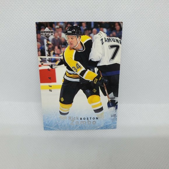 Lot Of 5 Be A Player Upper Deck Vintage Boston Hockey Collectible Trading Cards - Picture 6 of 12